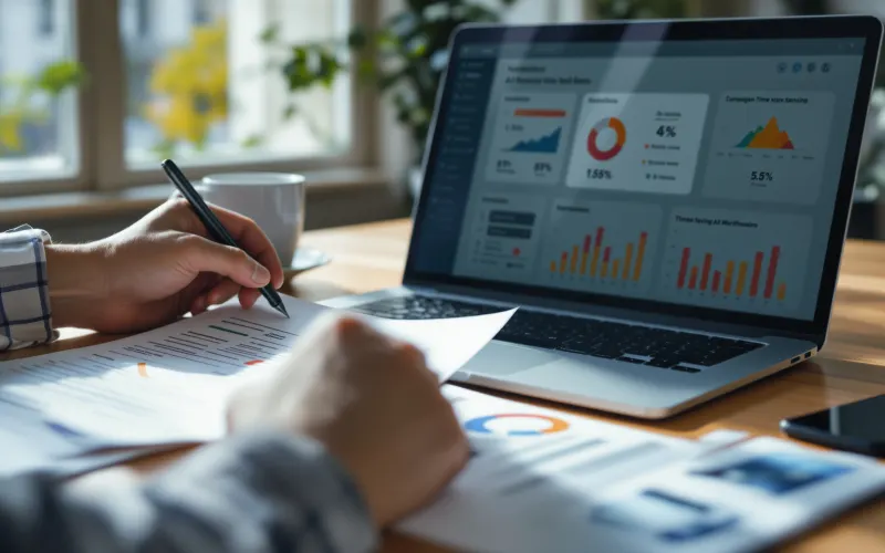Illustration de l'article : IA et marketing en 2026 : 42% des décideurs misent sur la transformation rapide